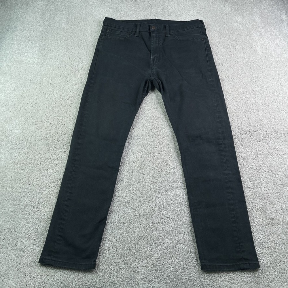Levis Jeans Mens 34x30 Black 510 Skinny Fit Stretch Denim Casual Pants